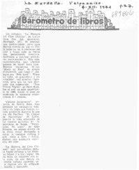 Barómetro de libros.
