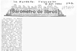 Barómetro de libros.
