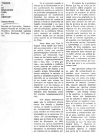 Rogers y la educación para la libertad".