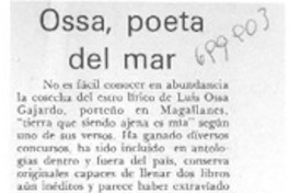 Ossa, poeta del mar