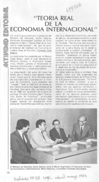 Teoría real de la economía internacional".
