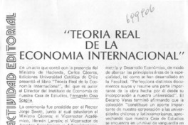 Teoría real de la economía internacional".