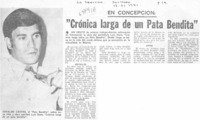 Crónica larga de un pata bendita".