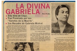 La divina Gabriela