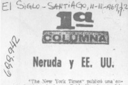 Neruda y EE.UU.