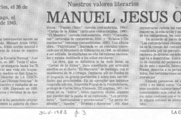 Manuel Jesús Ortiz.