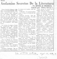 Andamios secretos de la literatura