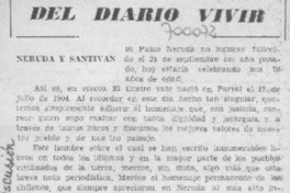 Neruda y Santiván