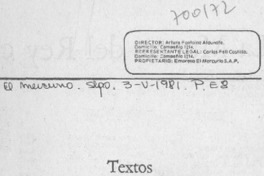 Ensayos sobre el pacífico.