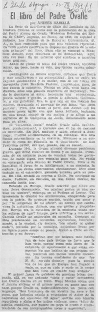 El libro del Padre Ovalle