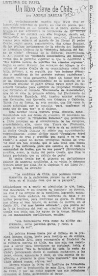 El libro clave de Chile