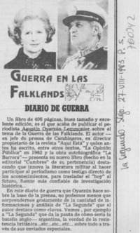 Diario de guerra.