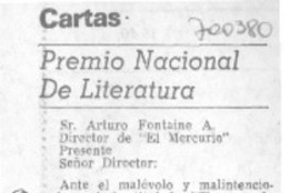 Premio Nacional de Literatura