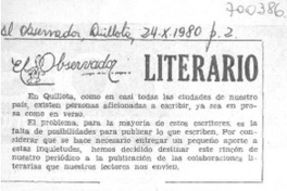 Horacio Olivos, poeta quillotano