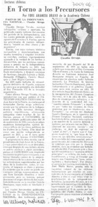 En torno a los precursores