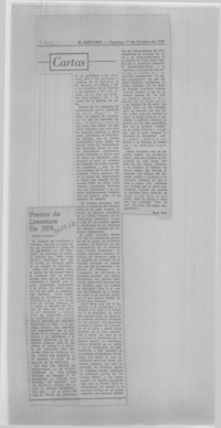 Premio de Literatura de 1978