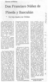 Don Francisco Núñez de Pineda y Bascuñán