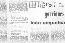 Gorriones de León Ocqueteaux