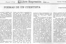 Poemas de un cuentista