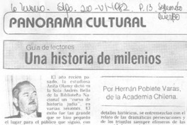 Una historia de milenios