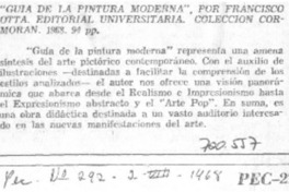 Guía de la pintura moderna.