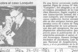 Editán libro sobre el caso Lonquén.