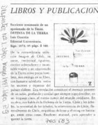 Defensa de la tierra.