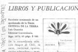 Defensa de la tierra.