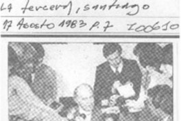 Hermann Niemeyer es el Premio Nacional de Ciencias 1983.