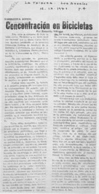 Concentración de bicicletas