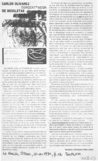 Concentración de bicicletas