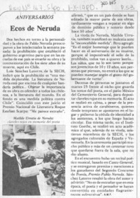 Ecos de Neruda
