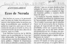 Ecos de Neruda