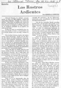 Los rostros ardientes