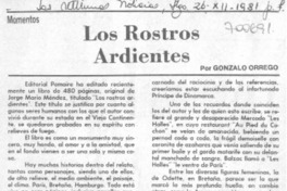 Los rostros ardientes