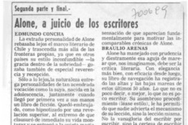 Alone, a juicio de los escritores (segunda parte y final).