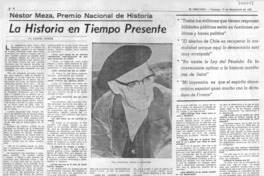 La historia en tiempo presente : [entrevista]