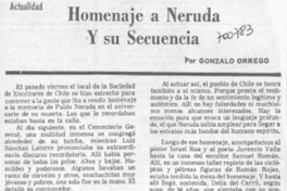 Homenaje a Neruda y su secuencia
