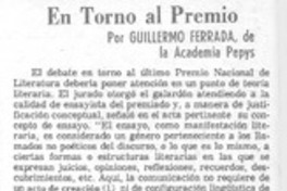 En torno al premio