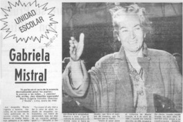 Gabriela Mistral