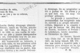 Recordando a la divina Gabriela