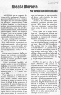 Reseña literaria