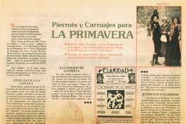 Perrots y carruajes para la primavera.