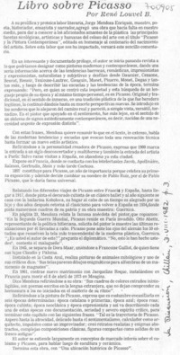 Libro sobre Picasso
