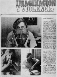 Imaginación y violencia : [entrevista]