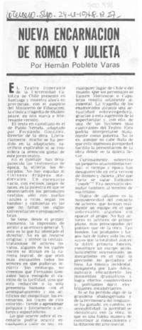 Nueva encarnación de Romeo y Julieta