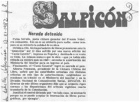 Neruda detenido.