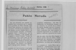 Pablo Neruda.
