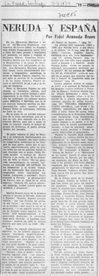 Neruda y España