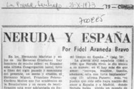 Neruda y España